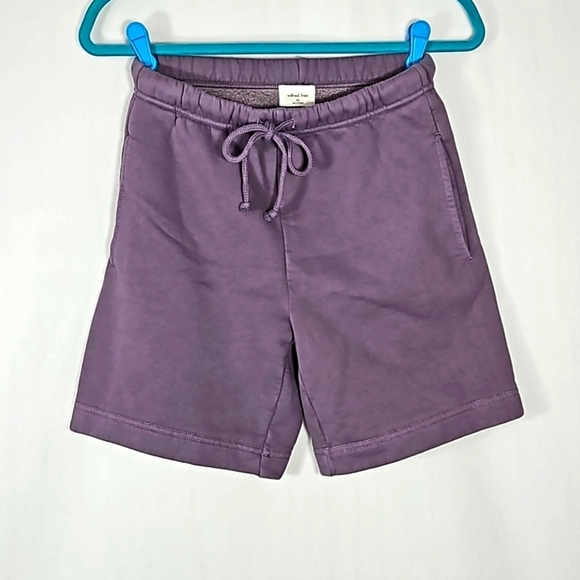 Wilfred Free x Aritzia Fleece 7” Shorts in Faded Violet Haze Size XXS. - Picture 1 of 7